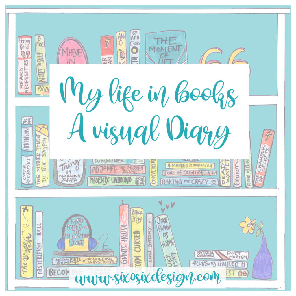 my life in books, a visual diary 2019 six0sixdesign