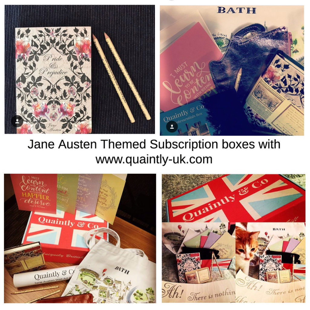 jane austen themed subscription boxes with quaintly