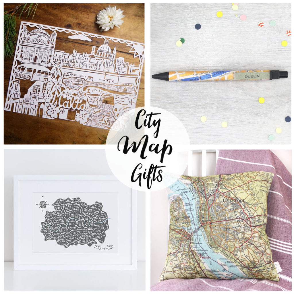 city map gifts custom map travel gifts of your home city capital city presents