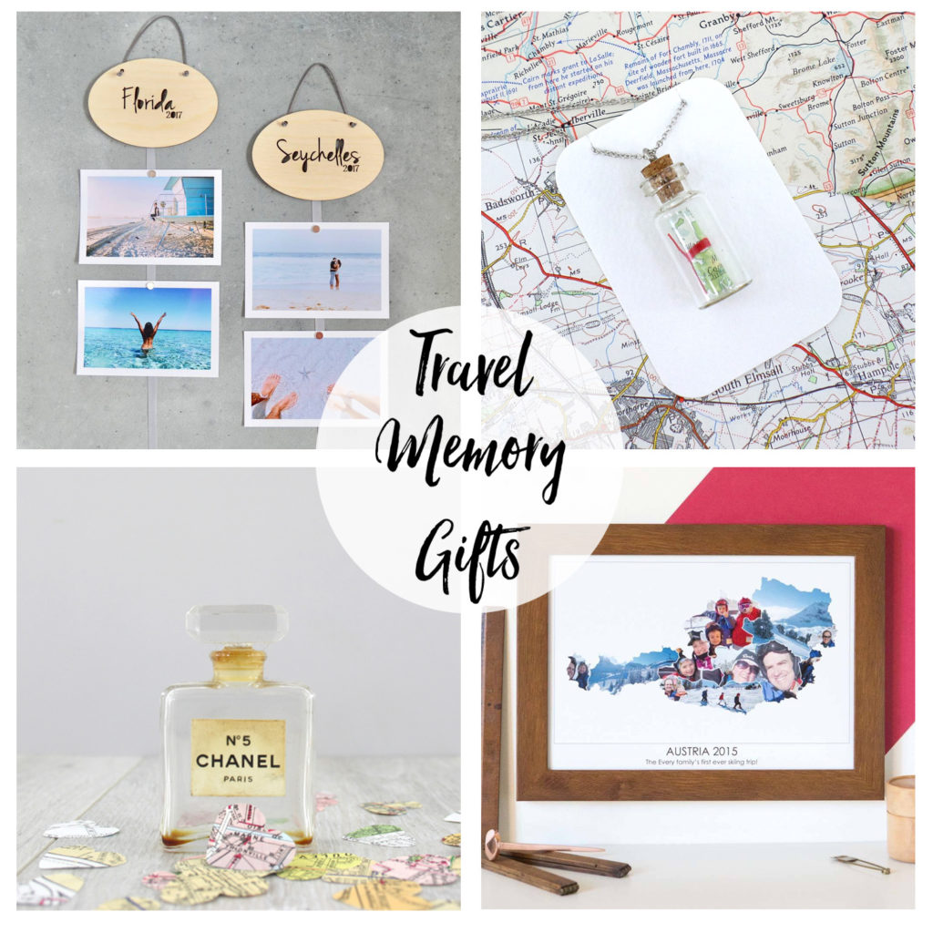 travel memory gifts presents to remember your family holiday adventure 