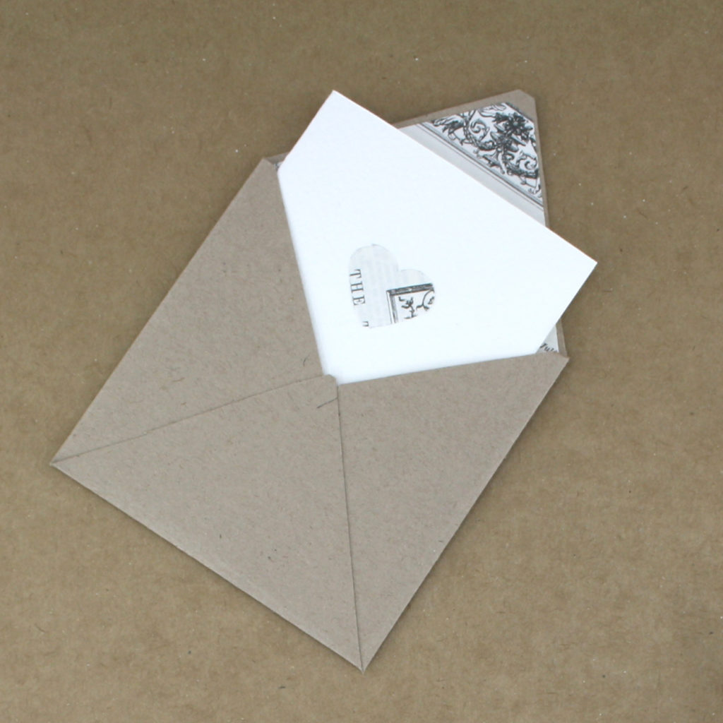shakespeare themed stationery with a make it yourself envelope and matching card